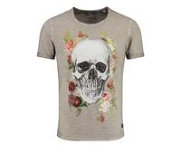 Key Largo Herren Mt Terminal Round T-Shirt, Silver (1107), S EU