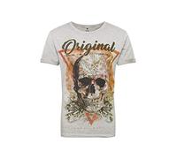 KEY LARGO Herren Shirt Triangle SKRULL mischfarbenM