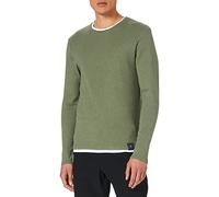 Key Largo Herren Strickpullover "MSW Sarasota Round", oliv, Gr. XXL