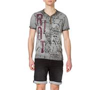 KEY LARGO Herren MT RIOT T-Shirt, Silver (1107), XL