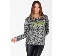 KEY LARGO Longsleeve "Hello" in Grau - Größe M | Damen Tops