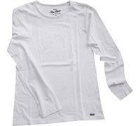 Key Largo Herren Longsleeve Cheese langarm T-Shirt mit tief geschnittenem Rundhals Ausschnitt slim fit Vintage Look MLS00033, Grösse:M, Farbe:Weiß