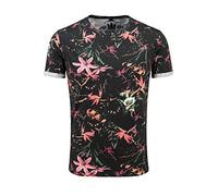KEY LARGO Herren MT Jungles Round T-Shirt, Schwarz, L
