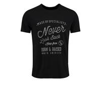 KEY LARGO Men T-Shirt MT KLNEVER Look Back Round