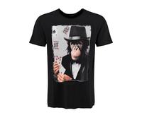 Key Largo Men T-Shirt MT KLPLAYING Monkey Round