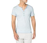KEY LARGO Herren Lemonade Button T-Shirt, Sky Blue (1215), 3XL