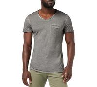 KEY LARGO Herren SODA New v-Neck T-Shirt, Silver (1107), S