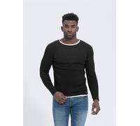 KEY LARGO Herren Pullover Sarasota schwarz/weiß XL