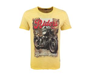 KEY LARGO Shirt "Tour" in Gelb - Größe XL | Herren Plussize