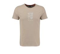 KEY LARGO Shirt "West Side" in Beige - Größe L | Herren Plussize