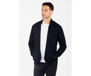 KEY LARGO Sweatjacke "New Trainer" in Dunkelblau - Größe L | Herren Sweatshirts Jacken
