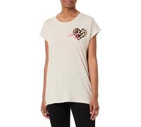 KEY LARGO Damen WT Belle Round T-Shirt, beige (1004), L