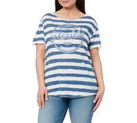KEY LARGO Damen WT Florida Round T-Shirt, Navy-Offwhite (2207), S