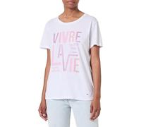 KEY LARGO Damen WT LA Vie Round T-Shirt, White (1000), X-Small