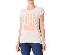 KEY LARGO Damen WT OHLALA Round T-Shirt, beige (1004), X-Large