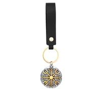 Key Pendant- Pagan Key Ring, Elder-Fan | Nordische Symbolfans für Schlüssel, Odins Runenschmuck, beständige Hardware, resultierende Geschenk für Männer Und Frauen,