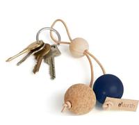 Key Sphere Schlüsselanhänger Natur/dunkelblau by Wirth EINZELSTÜCK