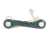 Keykeepa Leather Schlüsselmanager Leder 1-12 Schlüssel blau