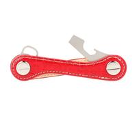 Keykeepa Leather Schlüsselmanager Leder 1-12 Schlüssel rot