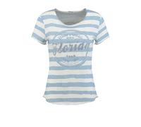 KEY LARGO Damen Wt Florida Round T-Shirt, Lt. Blue-Offwhite (2239), XS EU