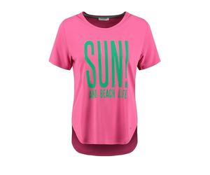 KEYLARGO Damen WT Sun Round T-Shirt, pink (1321), Medium