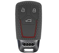 KEYLESS Schlüssel Hülle WABE Grau Kompatibel mit Audi A4 A5 A6 A7 TT Q2 Q5 Q7 A8 Q8