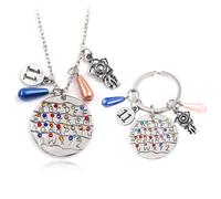 (Keyring)Stranger Things Keychain, Official Show Merchandise, Retro Alloy Character Pendant, Upside Down World Collectible, Gift