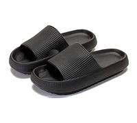 KEYUSHOP Cozislides Original Badeschuhe Damen Herren Kinder Super Weich Schlappi Schlappen Rutschfest Badelatschen Sommer Wolkenschuhe Hausschuhe Cozy Slides Plattform Badeschlappen Strand Flip Flops