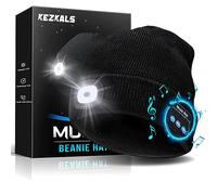KEZKALS Geschenke für Männer Weihnachten, Mütze mit LED Licht, Bluetooth LED Mütze Herren Damen Winter, Männergeschenke, Geburtstagsgeschenk für Männer, Kleine Lustige Geschenke für Männer