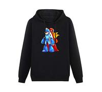 kfr Kangaroo Pocket Hoodie Megaman Protoman Rockman Long Sleeve Sweatshirts M