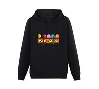 kfr Kangaroo Pocket Hoodie Pac Man Vintage Graphic Long Sleeve Sweatshirts XL