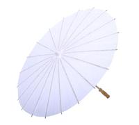 Kfwfuaee Regenschirm aus unlackiertem Papier für Kinder, Kunstunterricht, Party Dekoration, 4 Größenoptionen, wasserdicht, praktisches, freundliches Design, Papierschirm für Kinder