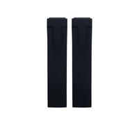 KGFCE 21 mm Uhrenarmbänder für Tissot T048.417 Uhrenarmband T-Race T-Sports Uhrenarmbänder, wasserdicht, weiches Gummi, 20 mm Silikonarmband(Black No buckle,20mm)