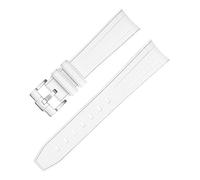 KGFCE Gummi-Uhrenarmband für Omega X Swatch Joint MoonSwatch Constellation Herren Damen Wasserdicht Sport 20 mm Uhrenarmband mit gebogenem Ende