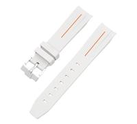 KGFCE Moonswatch Uhrenarmband für Omega Swatch Joint Planet Serie Moon Mercury gebogenes Gummiband für Herren und Damen, 20 mm Uhrenarmband, 20mm, Azetat, Kein Edelstein