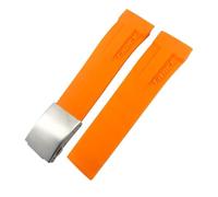 KGFCE Uhrenarmband aus Naturkautschuk, passend für Tissot T048.417/T048.427 T-RACE T048, weiches Sport-Silikon-Uhrenarmband, Faltschließe