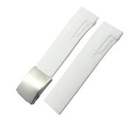 KGFCE Uhrenarmband aus Naturkautschuk, passend für Tissot T048.417/T048.427 T-RACE T048, weiches Sport-Silikon-Uhrenarmband, Faltschließe, 20mm, Azetat, Kein Edelstein
