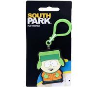 Khadou South Park Schlüsselanhänger Eric Cartman, Stan Marsh, Kyle Broflovski oder Kenny McCormick - Figur 5,5 cm, Gesamtlänge 11 cm (Kyle Broflovski)