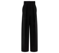 Khaite - High-Waist Wide-Leg Pants With Pleated Detailing - Größe 6 - schwarz