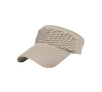 (Khaki)Fashion Sport Empty Top Hat for Women All-match Breathable Sun Hat for Picnic Camping