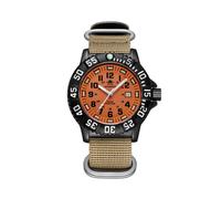 (Khaki Orange A)Addies Dive Herren Fashion Casual Watch Kalenderanzeige 50m wasserdichtes Rohr leuchtend