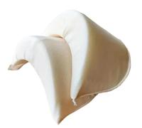 KHASCBNF Schulterpolster 1 Paar Dicke, große 35-mm-Schulterpolster aus Schwamm, schwarz-weiß-hautfarben, for Nähen von DIY-Jacken, Hochzeits-T-Shirts und Modekleidung(White)
