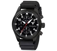 KHS Herrenuhr Airleader Black Steel Chronograph KHS.AIRBSC.DB
