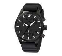 KHS Airleader Black Steel Chronograph XTAC KHS.AIRBSCXT.DB mit Taucherband Schwarz