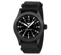 KHS PLABSS.NB Armbanduhr Platoon Stahl Solar Schwarz
