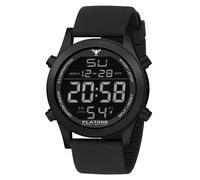 KHS Digital-Herrenuhr Platoon Schwarz Silikonband PLABSD.SB