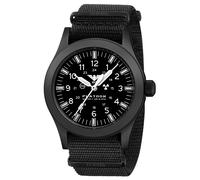 KHS Platoon Black Steel Solar | H3 KHS.PLABSSF.NB mit Natoband schwarz