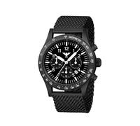 KHS Platoon Black Steel Solar Chronograph KHS.PLABSSC.MB mit Maschenband