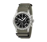 KHS PLASSC.DFSGO Herrenuhr Platoon Solar Chronograph Stahl Grau