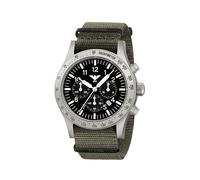 KHS Platoon Steel Solar Chronograph KHS.PLASSC.NSGO mit Natoband Steingrau-Oliv